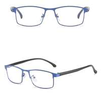 Metal eyeglasses for reading V6010, diopters from 0.50 to -6.00, not centered 