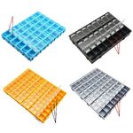 Ящик (бокс, коробка, органайзер, контейнер) пластиковый многосекционный для хранения аксессуаров для очков DHNTZK5B, от 24 до 48 ячеек