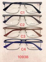 Metal frame for glasses with spring hinges 1093B