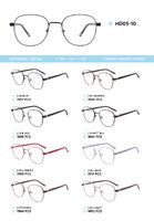 Металлическая оправа с дужками из материала TR-90 HD05-10