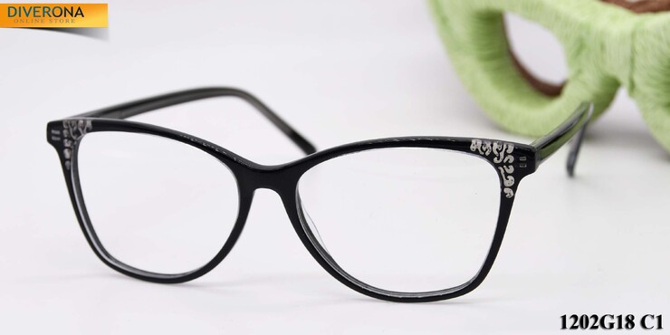 Plastic frames for glasses acetate material 1202G18