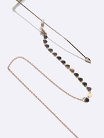 Цепочка для очков с жемчугом в виде сердца GL1341