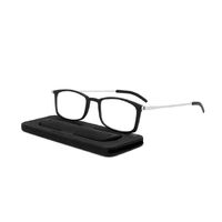 Plastic reading pince-nez glasses with case mobile phone mount 6012-支架, diopters from +1.00 to +4.00, RMC=62-64