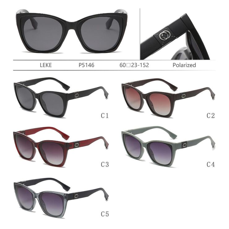 Polarized plastic sunglasses Leke P5146