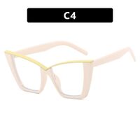Plastic glasses with blue light protection for women 493-PN
