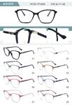 Plastic acetate frame for women with spring hinges YT13003-DA