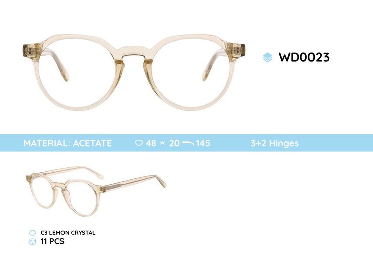 Plastic frames for glasses acetate material WD0023