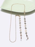 Цепочка для очков с нектариновыми сердечками GL1347