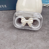 Mini soft contact lens XF206透明蝴蝶结