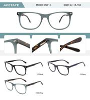 Plastic acetate frame for men with spring hinges 09514-DA