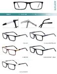 Plastic frames for glasses, acetate material Big City G18117