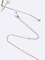 Цветная цепочка для очков, комплект из двух штук, золотая и черная GL1325