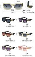 PC plastic sunglasses with metal hinge 5167W