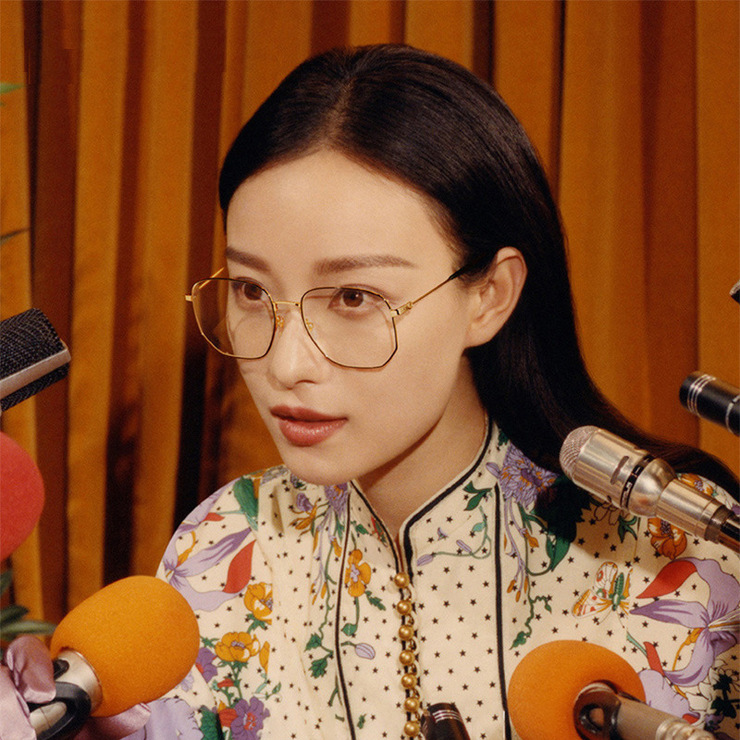 Металлические очки с защитой от синего света Blue Block F007