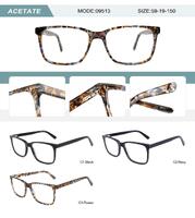 Plastic acetate frame for men with spring hinges 09513-DA