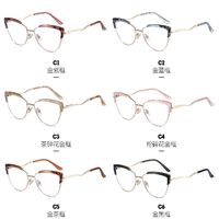 Combined frame (metal + TR90) or glasses with blue light protection, with spring hinges FA87277