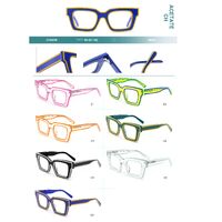 Plastic frames for glasses, acetate lamination Big City CH3210