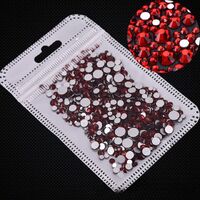 Набор страз с плоским дном для украшения оправ и очков, 39 цветов, PD0006