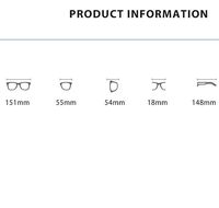 Очки пластиковые с защитой от синего света Blue Block FENQI F2206