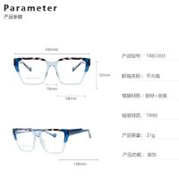 TR90 plastic frame or glasses with blue light protection, with spring hinges FA87203