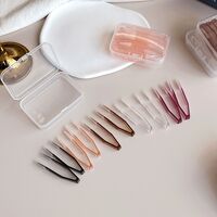 Комплект из 10 штук мини-наборов для мягких контактных линз - пинцет JM夹十个装透明