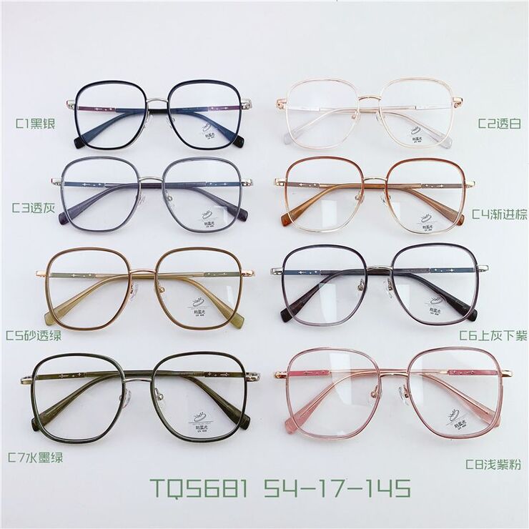 Оправа гибридная, металл + TR90, линзы с Blue Block покрытием SANTA TQ5681