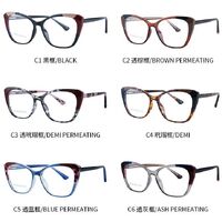 TR90 plastic frame or glasses with blue light protection, with spring hinges FA87229