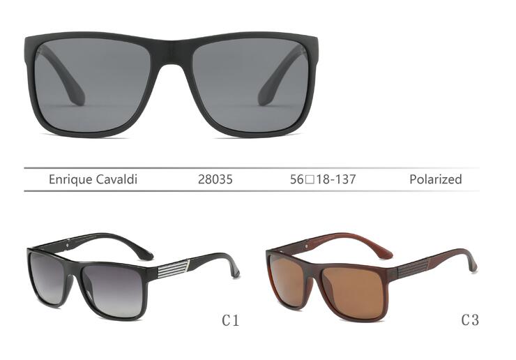 Polarized plastic sunglasses Enrique Cavaldi EC28035
