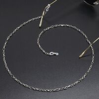 Металлическая нескользящая цепочка, для очков и масок GL433