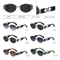Polarized metal sunglasses for women Leke PS31933