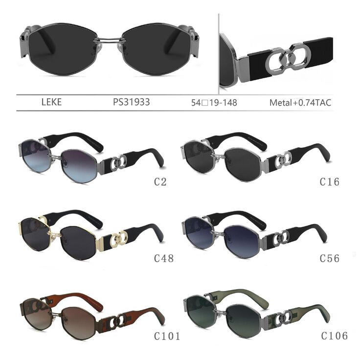 Polarized metal sunglasses for women Leke PS31933