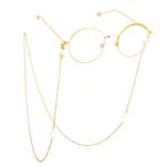 Metal non-slip chain, with pearls, for glasses and masks GL528