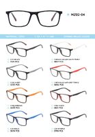 TR-90 plastic frames for glasses, with spring hinges MZ02-04