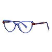 Plastic TR90 frames for glasses with Blue Ray Cut protection and flex hinges FOCUS FCS2131
