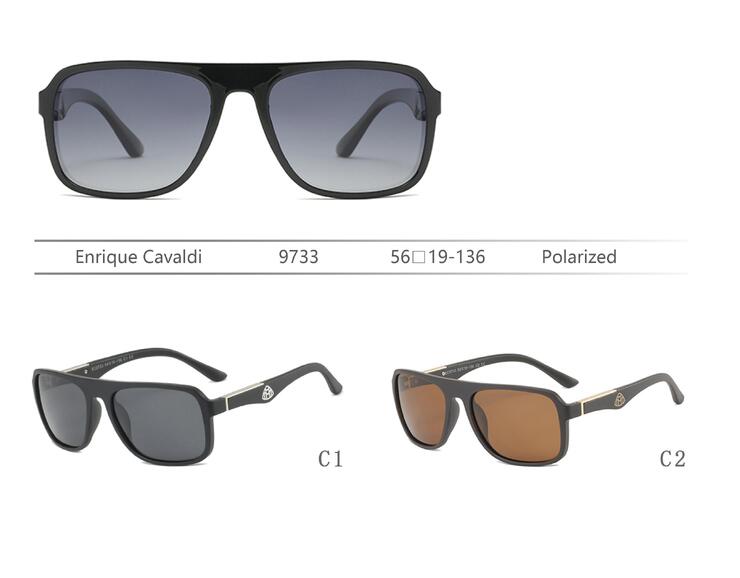 Солнцезащитные поляризационные пластиковые очки Enrique Cavaldi EC9733