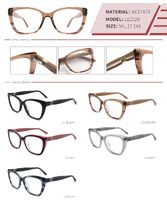 Plastic acetate frame with spring hinges LE2020-DA