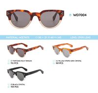 Plastic acetate frame polarized sunglasses WD7004