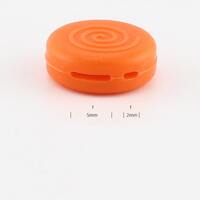 Stopper - eyeglasses temple attachment, anti-slip earhook, Ø13*5 mm