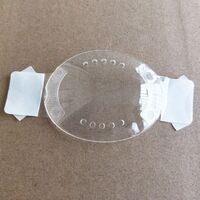 Самоклеящаяся прозрачная овальная маска для глаз, защитный чехол после лазерной операции на глазах,