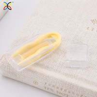 Пинцет пластиковый с присоской в индивидуальной упаковке DY-1055, длина пинцета - 4,8 см