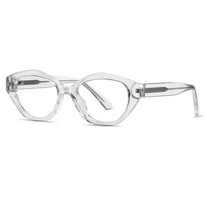 Plastic cat-eye TR90 frame for glasses with UV and Blue Ray Cut protection More LS029
