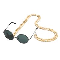 Acrylic non-slip chain, concave shape, for glasses and masks GB012-1