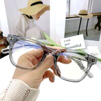 Hybrid frame, metal + TR90, with Blue Block coating SANTA K8009-1