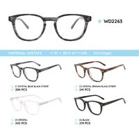 Plastic acetate eyeglasses frame WD2263