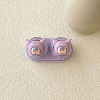 Mini soft contact lens kit retractable W-CT23立体娃娃头