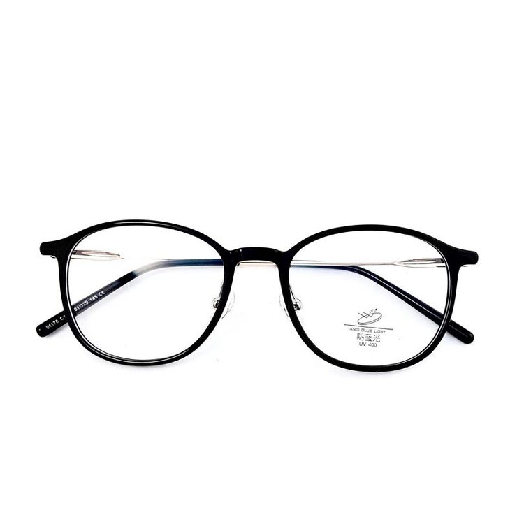 Оправа гибридная, металл + TR90, линзы с Blue Block покрытием SANTA 01176