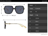 Солнцезащитные очки Elit металлические ретро 6969