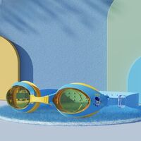 Очки для плавания детские (3-14 лет) водонепроницаемые с защитой от запотевания, с коробкой, 1700-2-YU