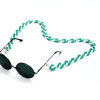 Acrylic non-slip chain, concave shape, for glasses and masks GB012-2