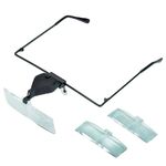 Binocular magnifier with backlight, magnifying glass with head mount 19157-3-XX, magnification: 1,5X, 2,5X, 3,5X